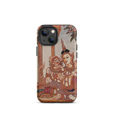 Hanuman & Maiden - Thai Ramayana Iphone Case, 13 Mini / Matte, Artistic Iphone Case
