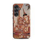 Hanuman & Maiden Thai Ramayana Samsung Case, Galaxy S25 Plus / Matte, Smartphone Case Traditional Thai Style Artwork Two Figures