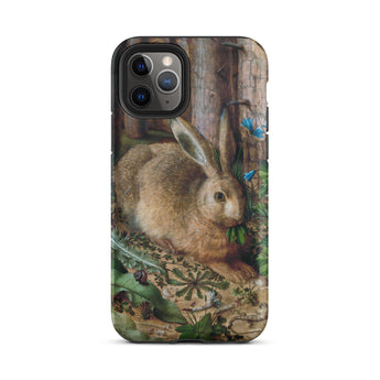 A Hare in the Forest - Hans Hoffman Iphone Case, 11 Pro / Matte, Iphone 12 Pro/12 Pro Max Protective Case Nature-themed