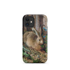 A Hare in the Forest Hans Hoffman Iphone Case, 12 Mini / Matte, Smartphone Case Rabbit Forest Scene