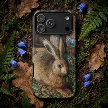 A Hare in the Forest - Hans Hoffman Iphone Case, Mobile Phone Cases, Toby Leon
