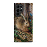 A Hare in the Forest - Hans Hoffman Phone Case, Samsung Galaxy S22 Ultra / Matte, Mobile Cases, Toby Leon