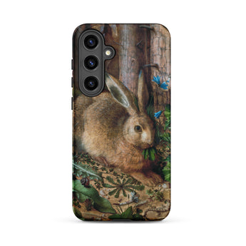 A Hare in the Forest - Hans Hoffman Phone Case, Samsung Galaxy S24 Plus / Matte, Mobile Cases, Toby Leon