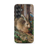 A Hare in the Forest - Hans Hoffman Phone Case, Samsung Galaxy S25 Plus / Matte, Mobile Cases, Toby Leon