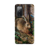 A Hare in the Forest - Hans Hoffman Samsung Case, Galaxy S20 Fe / Matte, Smartphone Protective Case Hare Design