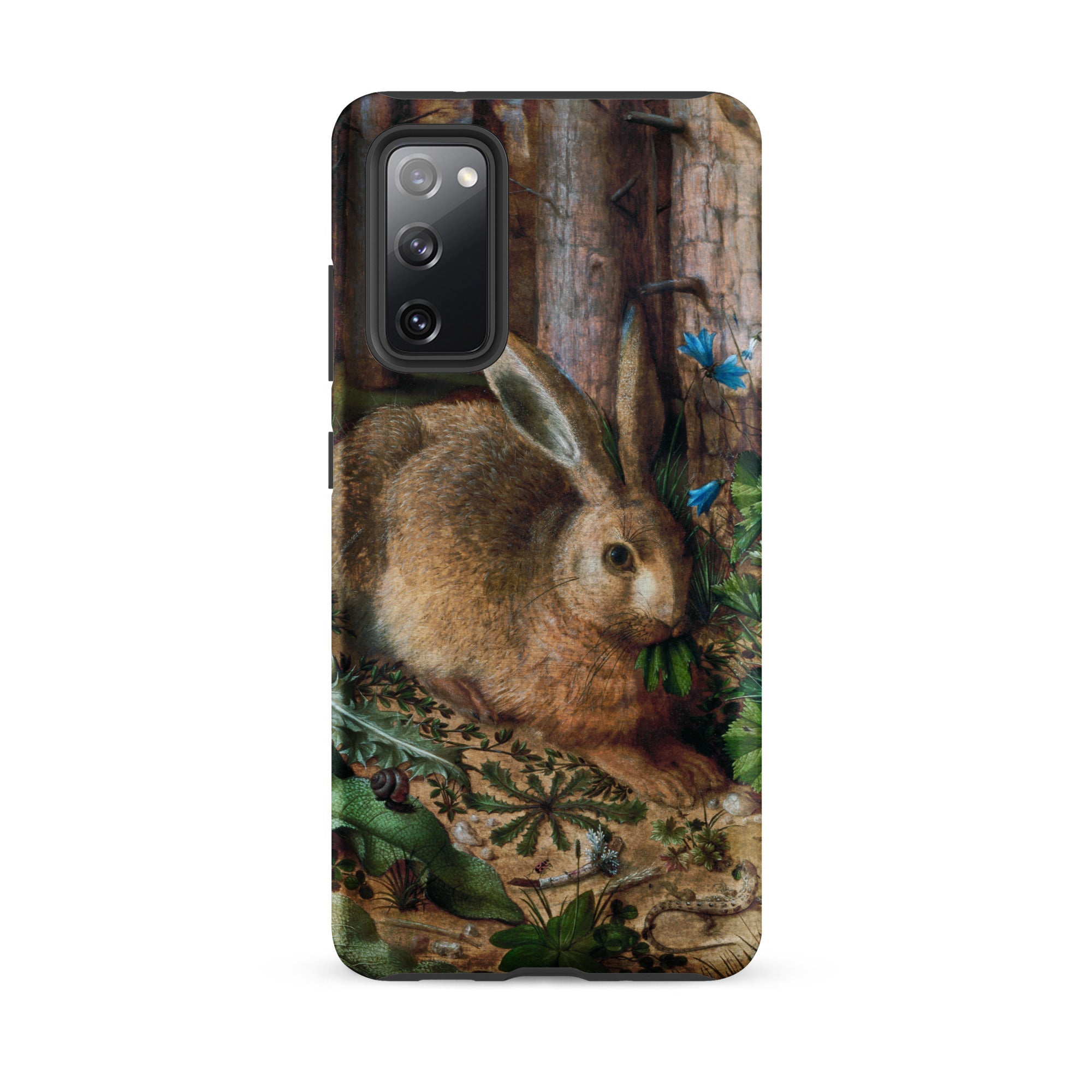 A Hare in the Forest Hans Hoffman Samsung Case, Galaxy S20 Fe / Matte, Smartphone Protective Case Hare Design