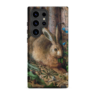 A Hare in the Forest - Hans Hoffman Samsung Case, Galaxy S24 Ultra / Matte, Smartphone Case Printed Hare Forest