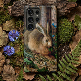 A Hare in the Forest - Hans Hoffman Samsung Galaxy Case, Mobile Phone Cases, Toby Leon