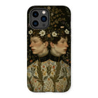 Harold & Claude - Netherlandish Gay Twins Iphone Case, 14 Pro Max / Matte, Iphone Case Vintage-style Artistic Portrait Two Figures Floral