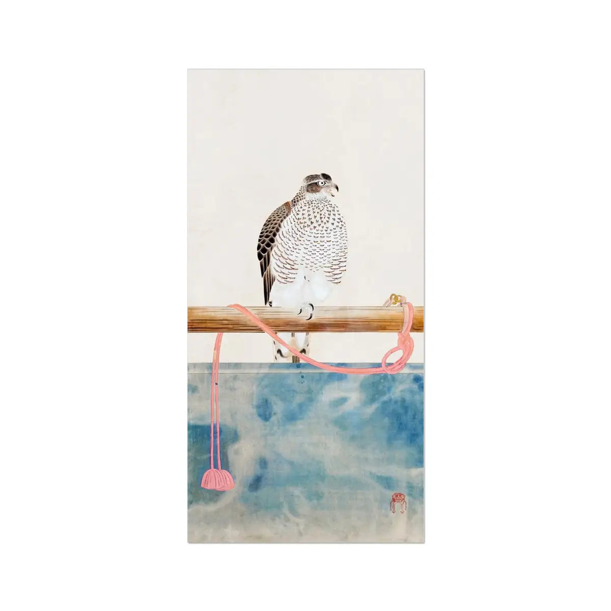 Japanese Hawk - Tosa Mitsuoki Art Print 16’’x32’’ Posters Prints & Visual Artwork