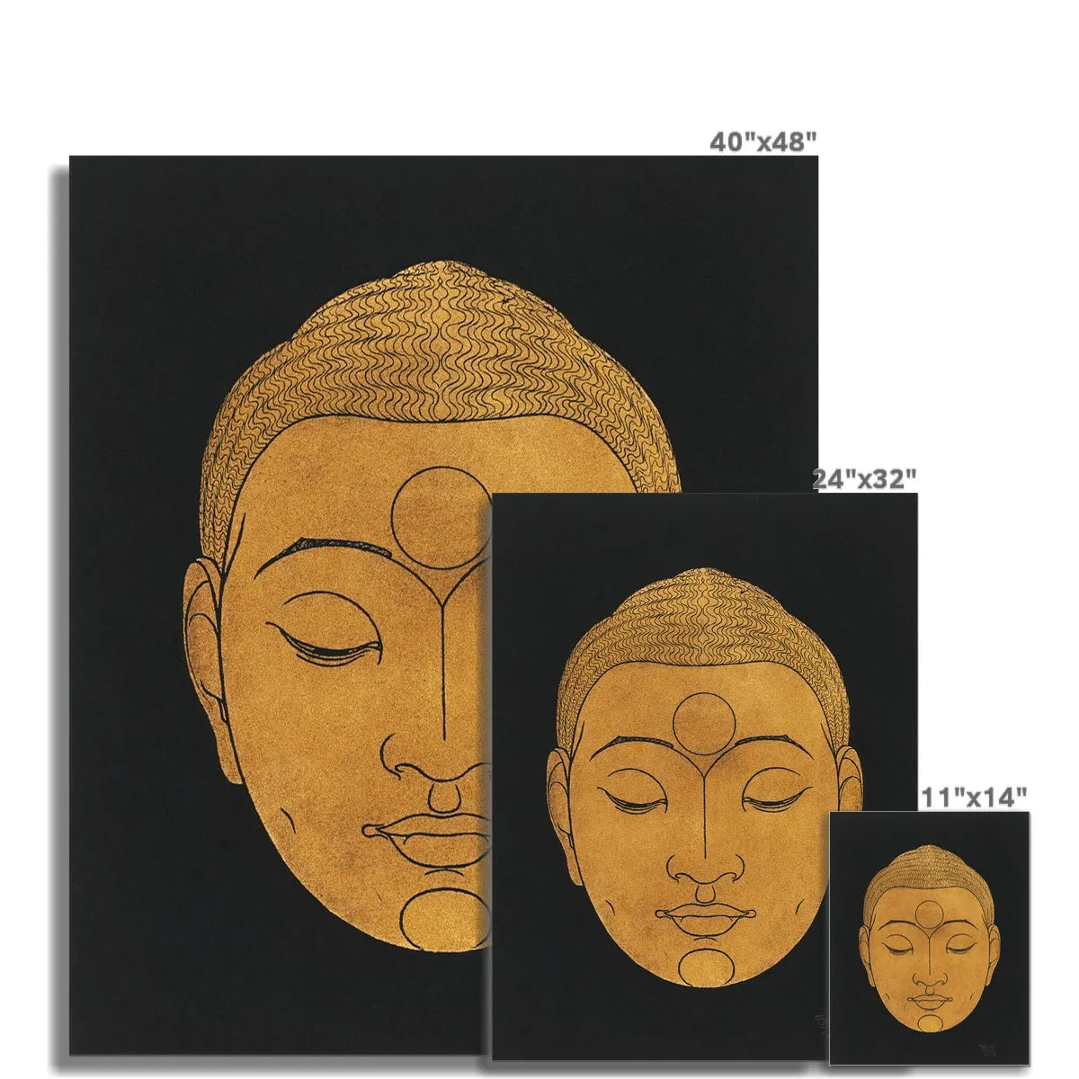 Head Of Buddha By Reijer Stolk Fine Art Print - Posters Prints & Visual Artwork - Aesthetic Art