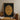 Golden Buddha Face Artwork Light Wood Frame Reijer Stolk, Woodcut Head, Invites
