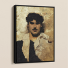 Head of a Male Model - John Singer Sargent Framed Canvas Posters Prints & Visual Artwork