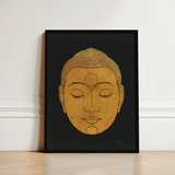 Head of Buddha - Reijer Stolk Graphic Art Print / Canvas, Woodcut, Invites Prints