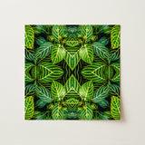 Just the Headlines - Trippy Fractal Leaf Art Print / Canvas, 12x12’’ / 31x31cm / Unframed / no Border, Posters Prints & Visual Artwork,