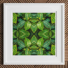 Just the Headlines - Trippy Fractal Leaf Art Print