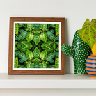 Just the Headlines - Trippy Fractal Leaf Art Print