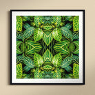 Just the Headlines - Trippy Fractal Leaf Art Print