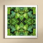 Just the Headlines - Trippy Fractal Leaf Art Print