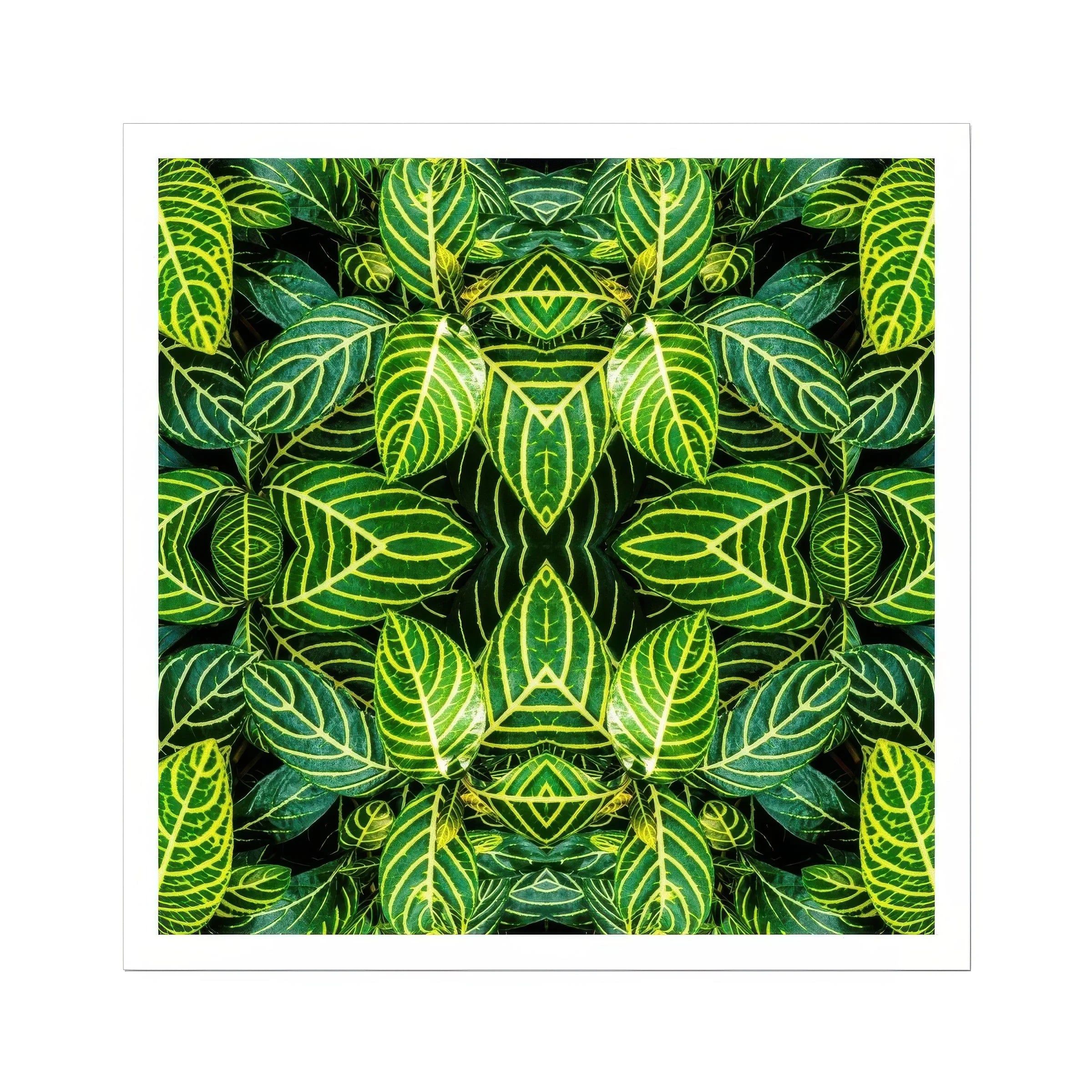 Just the Headlines - Trippy Fractal Leaf Art Print Posters Prints & Visual Artwork