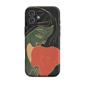 La Coeur - Coque Iphone Edvard Munch, 16 Plus / Mat, Coques de Téléphone Portable, Toby Leon