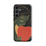 Le Cœur - Coque Samsung Edvard Munch, Galaxy S24 Plus / Mat, Coques de Téléphone Portable, Toby Leon