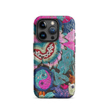 Heart and Soul - Ceremonial Miao Textile Art Iphone Case, 15 Pro / Matte, Floral Embroidered Phone Case