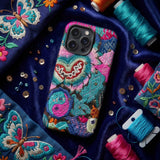 Heart and Soul - Ceremonial Miao Textile Art Phone Case, Mobile Cases, Toby Leon