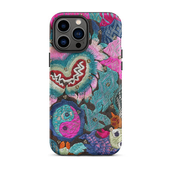 Heart and Soul - Ceremonial Miao Textile Art Phone Case Iphone 13 Pro Max / Matte Embroidered Floral Phone Case Iphone