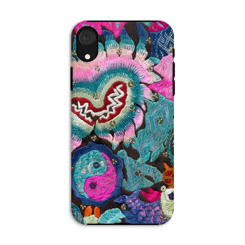 Heart and Soul - Ceremonial Miao Textile Art Phone Case Iphone Xr / Matte Embroidered Mobile Cases