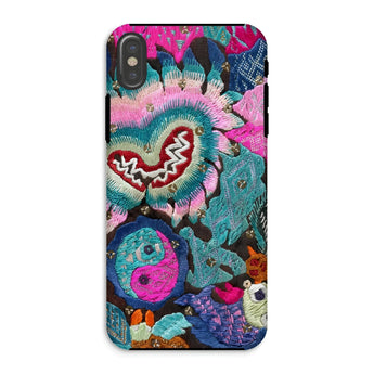 Heart and Soul - Ceremonial Miao Textile Art Phone Case Iphone Xs / Matte Embroidered Floral Mobile Cases