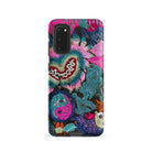 Heart and Soul - Ceremonial Miao Textile Art Samsung Case, Galaxy S20 / Matte, Smartphone Case Colorful Floral Embroidery Yin Yang Symbol