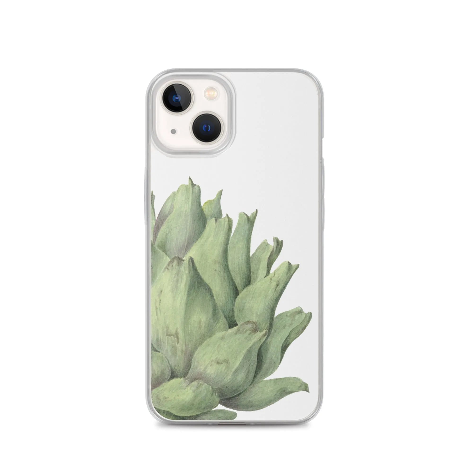Heartichoke Botanical Art Iphone Case - Grey - Mobile Phone Cases - Aesthetic Art