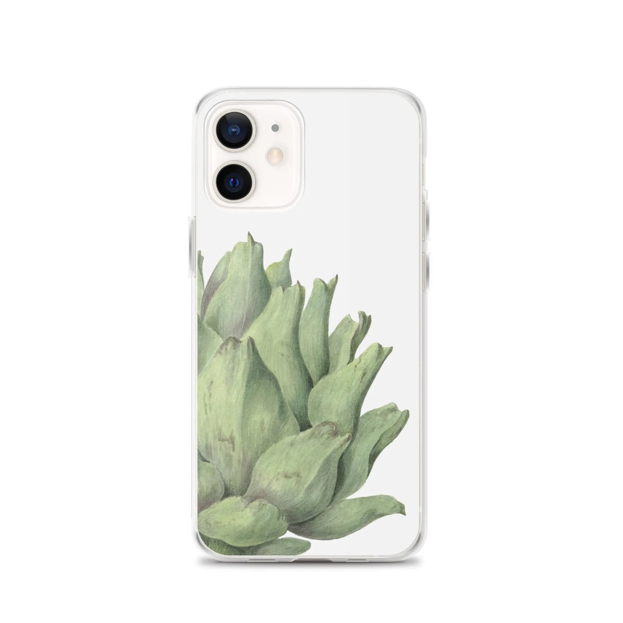 Heartichoke Botanical Art Iphone Case - Grey - Mobile Phone Cases - Aesthetic Art