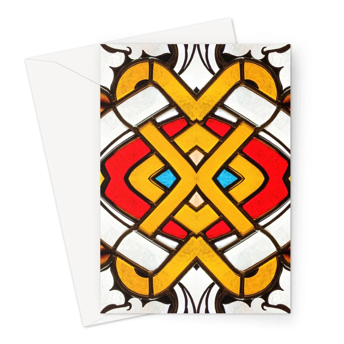 Hearts Of Glass Greeting Card - A5 Portrait / 1 Card - Notebooks & Notepads - Aesthetic Art