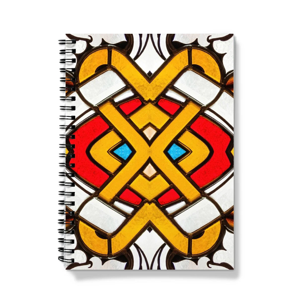 Hearts of Glass - Stained Window Notebook A5 / Graph Notebooks & Notepads