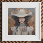 Helena - Wlw Lesbian Cowgirl Art Print Posters Prints & Visual Artwork