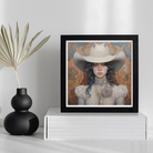 Helena - Wlw Lesbian Cowgirl Art Print Posters Prints & Visual Artwork