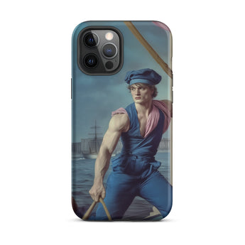 Hender Bender - Gay Russian Sailor Iphone Case, 12 Pro Max / Matte, Phone Case Classical Painting