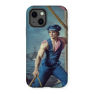 Hender Bender - Gay Russian Sailor Iphone Case, 13 / Matte, Phone Case Artistic Depiction Muscular Sailor Ship