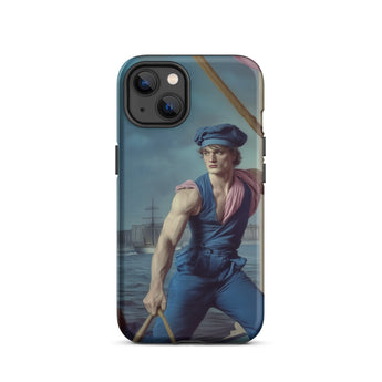 Hender Bender - Gay Russian Sailor Iphone Case, 13 / Matte, Phone Case Sailor Painting