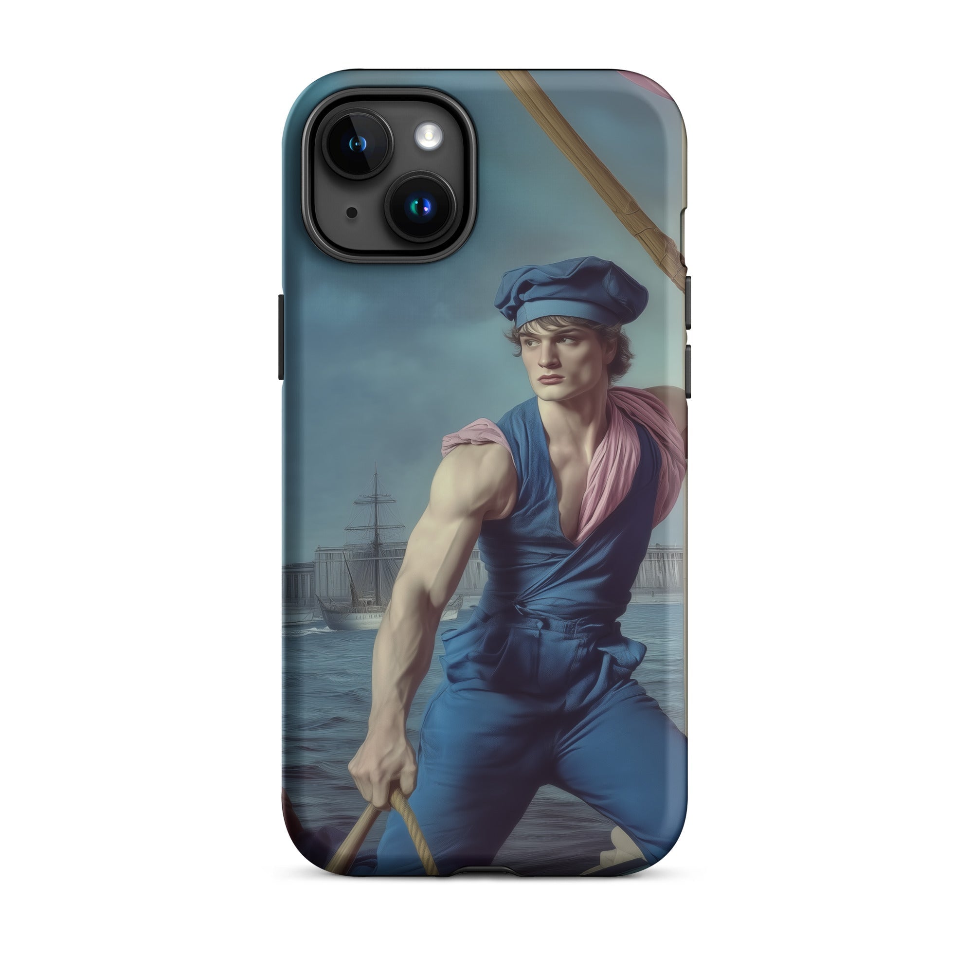 Hender Bender Gay Russian Sailor Iphone Case, 15 Plus / Matte, Phone Case Classical Painting