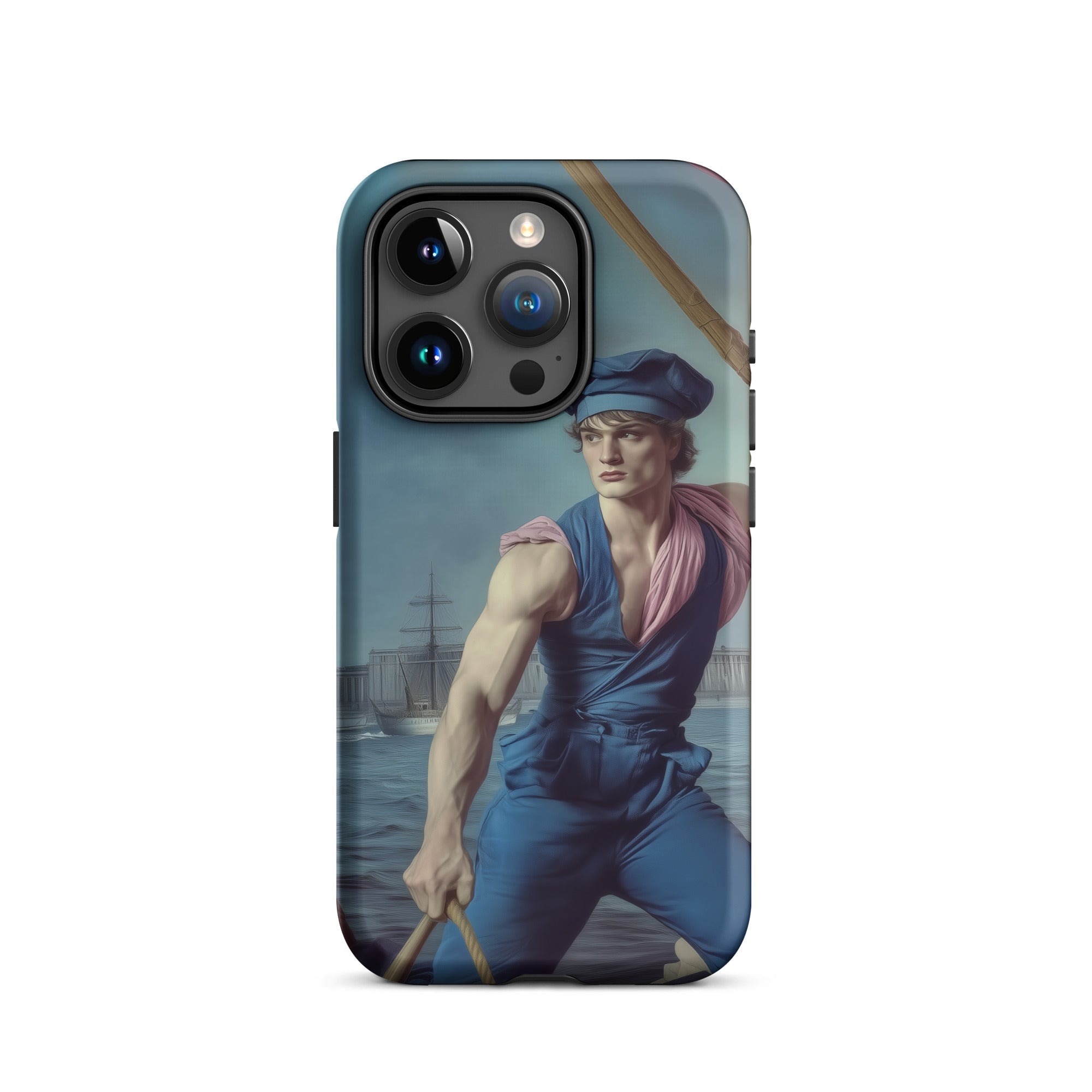 Hender Bender Gay Russian Sailor Iphone Case, 15 Pro / Matte, Phone Case Classical Painting