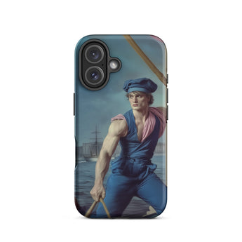 Hender Bender - Gay Russian Sailor Iphone Case, 16 / Matte, Phone Case Classical Painting