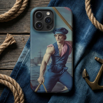 Hender Bender - Gay Russische Matroos Iphone Hoesje, Mobiele Telefoonhoesjes, Toby Leon