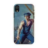 Hender Bender - Gay Russian Sailor Iphone Case, Xr / Matte, Phone Case Muscular Sailor Rope Dock