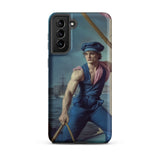 Hender Bender - Gay Russian Sailor Samsung Case, Galaxy S21 Plus / Matte, Smartphone Case Classical Painting Man
