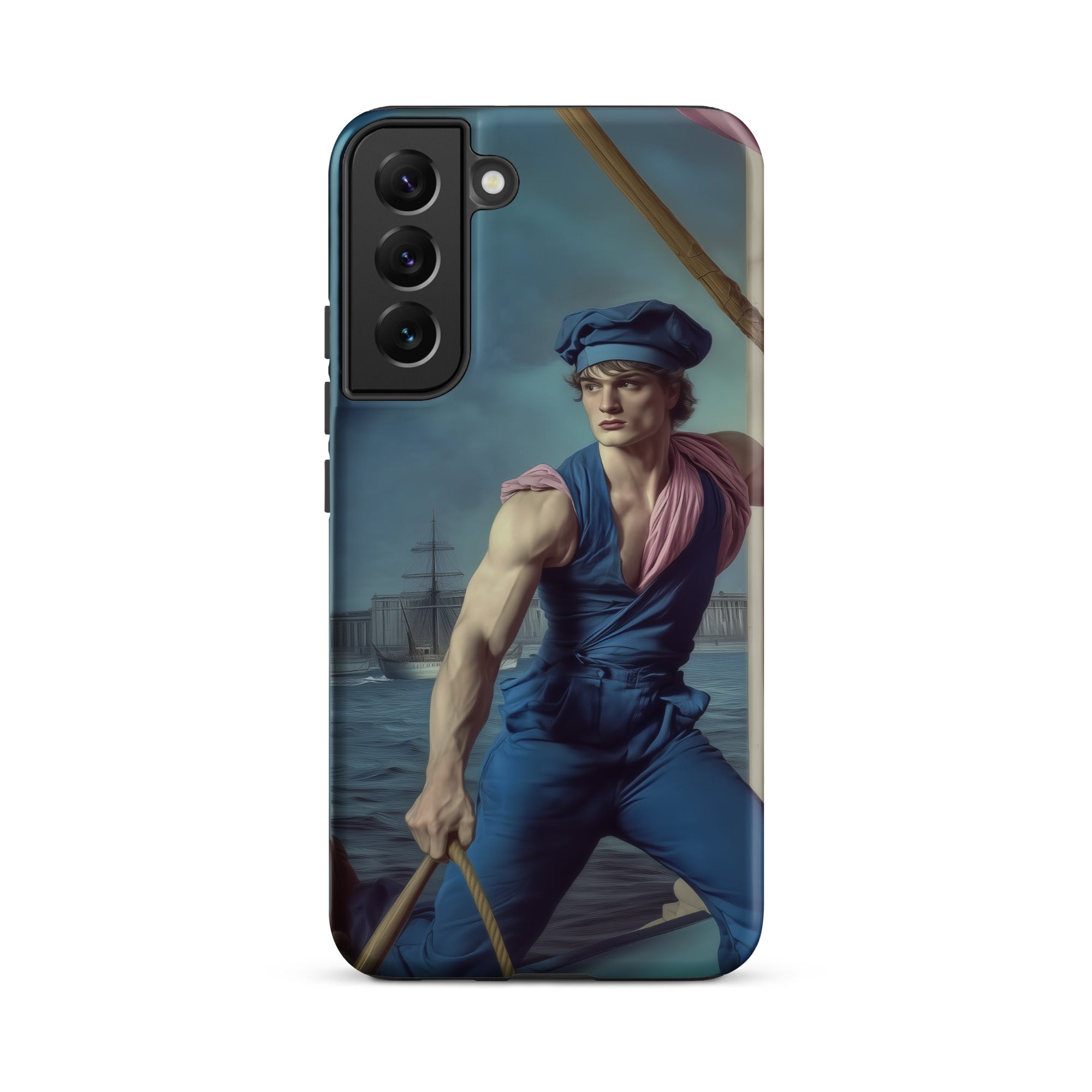 Hender Bender Gay Russian Sailor Samsung Case, Galaxy S22 Plus / Matte, Phone Case Classical Painting Man