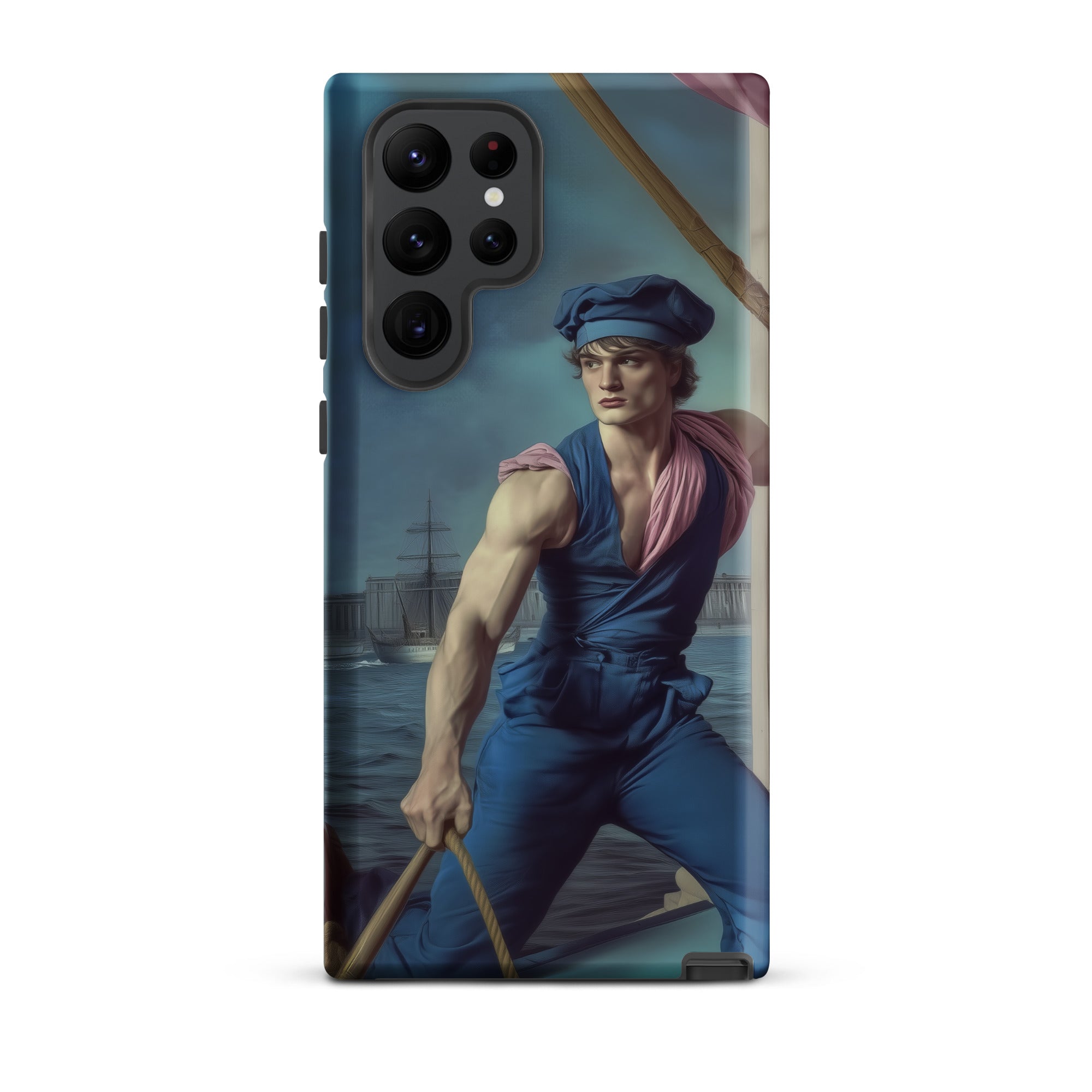 Hender Bender Gay Russian Sailor Samsung Case, Galaxy S22 Ultra / Matte, Phone Case Classical Painting Man