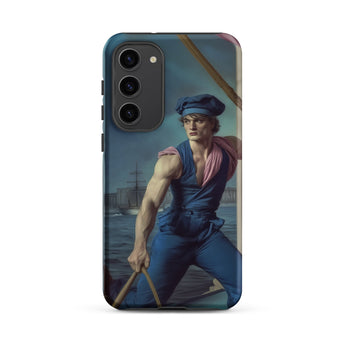 Hender Bender - Gay Russian Sailor Samsung Case, Galaxy S23 Plus / Matte, Smartphone Case Classical Painting Man